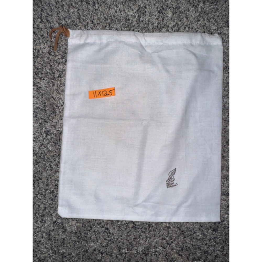 Unisex Ancient Greek Sandals White Brown One Size Dust Storage Bag​